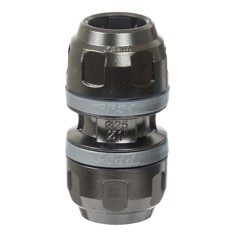 Union coulissante aluminium PPS1 UNS pour tubes Alus PPS Ø ext. = 25 mm