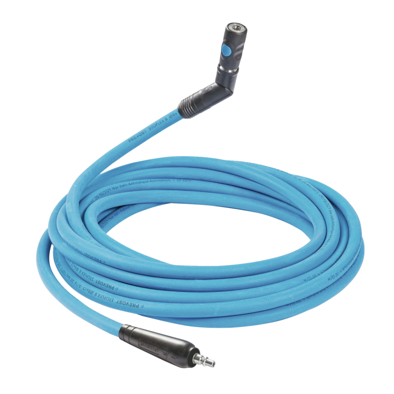Rallonges de tuyau STOFLEX en caoutchouc antistatique avec Coupleur ISO 6150 B diamètre de passage 6 mm Ø int./ext. = 8 x 15 Long. = 10 ml