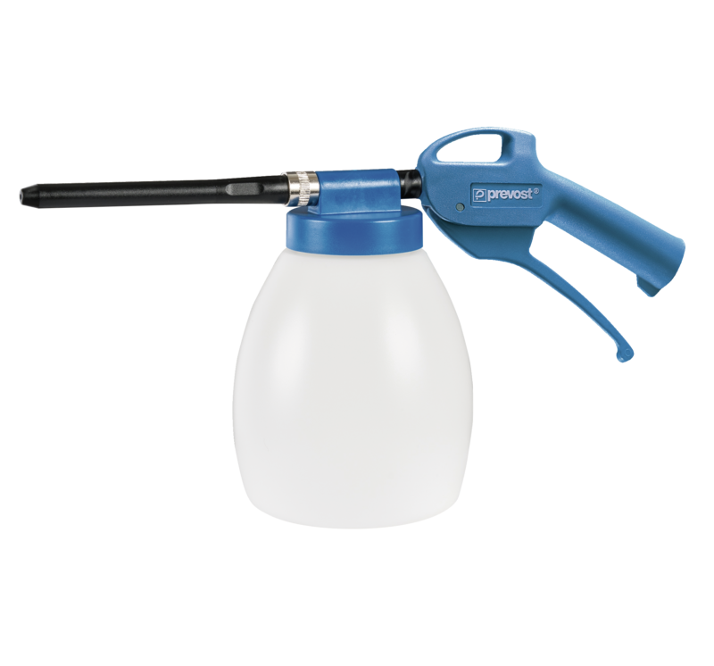 Pistolet de pulvérisation pour nettoyage Entrée filetage femelle BSPP = G 1/4 Contenance = 1,2 litre Débit = 100 l/min