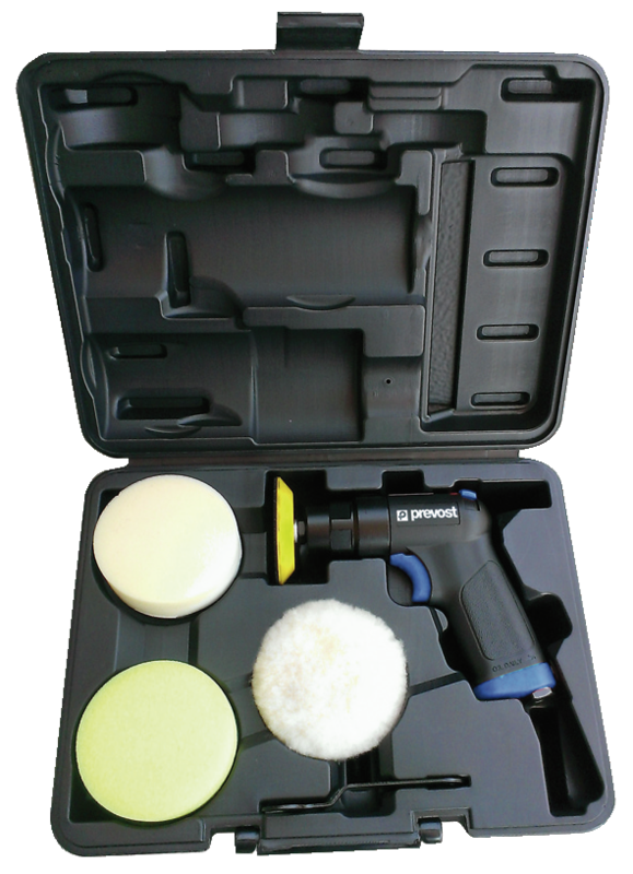 Machine Polisseuse Ø 75 mm - En coffret Diamètre = 75 mm 3" Puissance = 0,45 CV - 330 W Vitesse de rotation = 2100 tr/min
