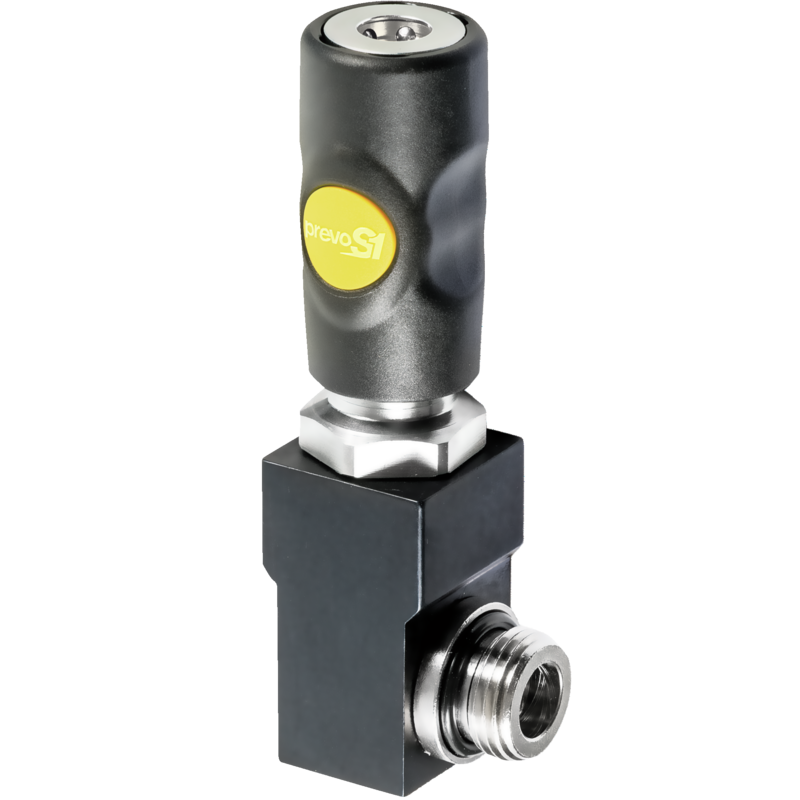 Coupleur Profil ARO 210 passage 6 mm ISO 4414 rotatif fileté mâle cylindrique avec joint d'étanchéité Filetage mâle BSPP = G 1/2