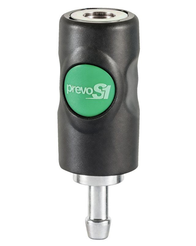 Coupleur profil Européen passage 7.4 mm ISO 4414 pour flexibles - Inox Pour tuyau Ø int. = 9