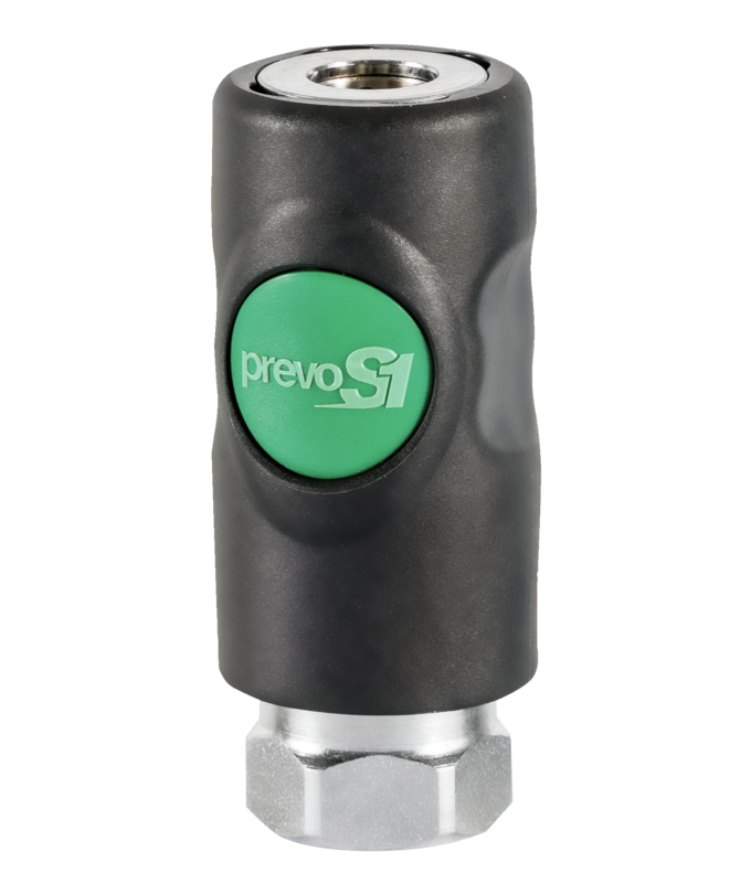 Coupleur profil Européen passage 7.4 mm ISO 4414 fileté femelle cylindrique - Inox Filetage femelle BSPP = G 1/4