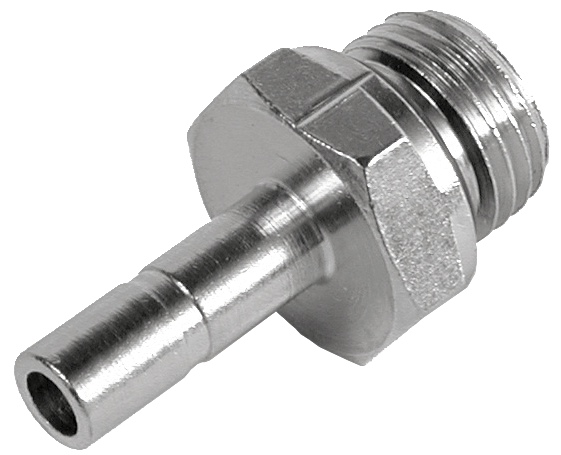 Douille de jonction fileté mâle cylindrique - RPJ PG Filetage mâle métrique = M5 Pour raccord Ø int. = 4