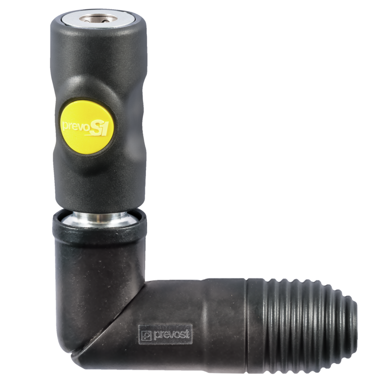 Coupleur Profil ARO 210 passage 6 mm ISO 4414 orientable fileté femelle Filetage mâle BSPP = G 3/8