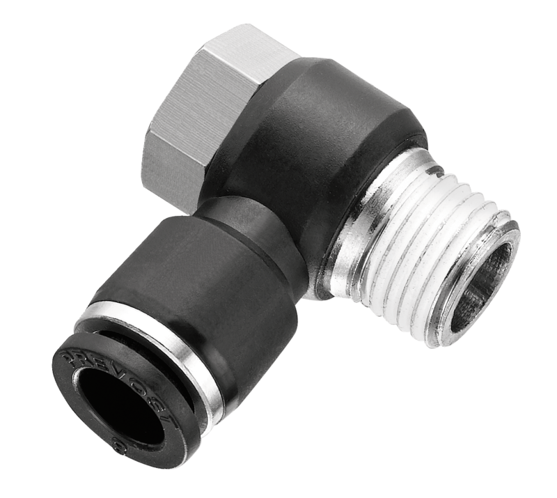 Banjo mâle conique orientable - RPB MR Filetage mâle BSPT = R 1/4 Pour tube Ø ext. = 12