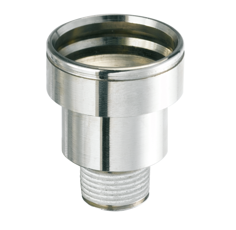 Prise implantation refroidissement moule passage 12 mm droite prétéflonnée filetée mâle conique Filetage mâle BSPT = R 1/2