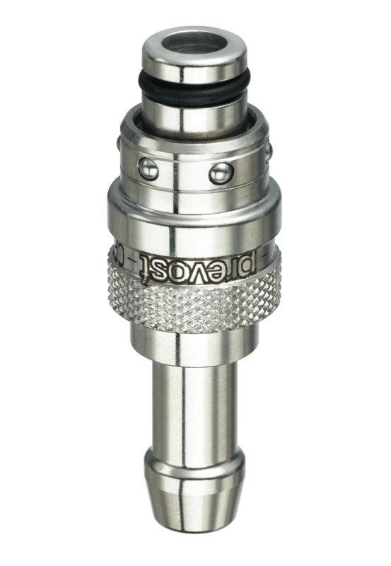 Fiche Coupleur refroidissement moule passage 12 mm droite pour flexible Pour tuyau Ø int. = 12 mm