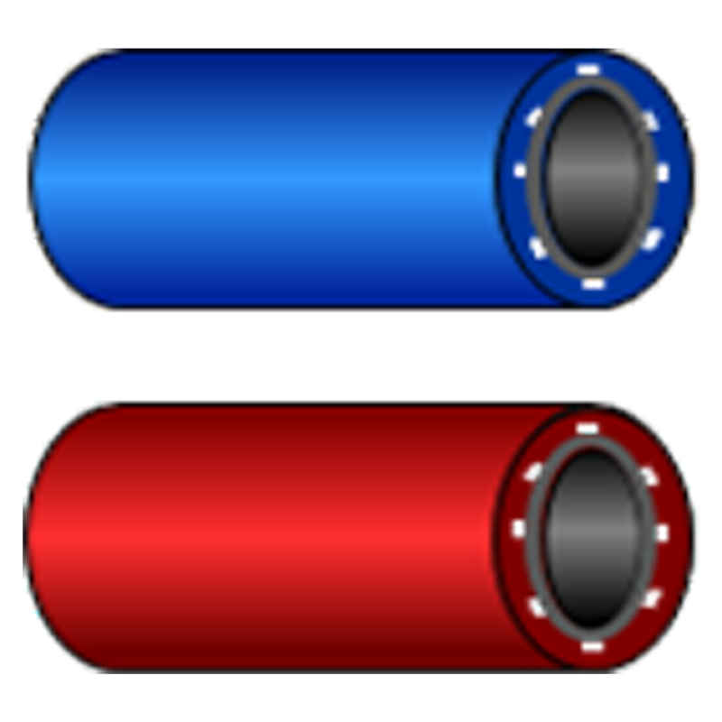 Tuyau auto serreur LOCKFLEX NBR/PVC - En couronne Ø int./ext. = 10 x 17,5 Couronne = 20
