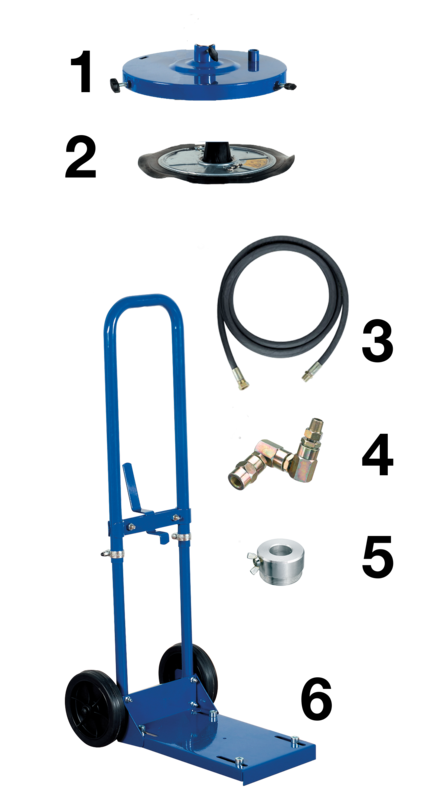 Accessoires et pièces détachées pour pompes à graisse Désignation = Poignée de transport pour ensemble EPG KR20