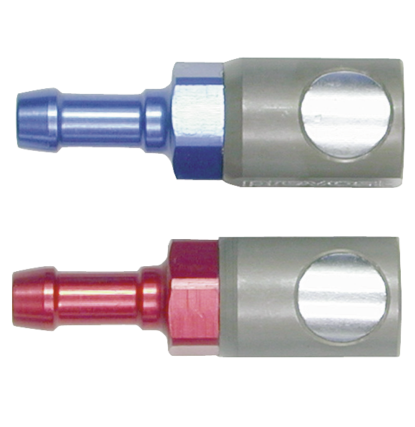 Raccords rallonge Coupleur Oxygene et Acétylene soudure ISO 5175 et NF EN 730 Conforme aux profils de connexion ISO 7289 et NF EN 561 Pour tuyau Ø int. = 6 mm