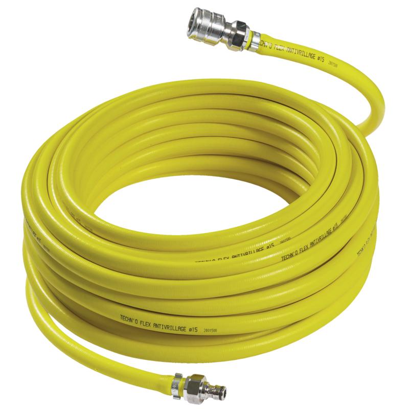 Rallonge de tuyau équipée d'un Coupleur Universel compatible GARDENA pour circuit d'eau à obturation et d'un embout Ø int./ext. = 15 x 21 Long. = 25 ml Coupleur Universel compatible GARDENA pour circuit d'eau