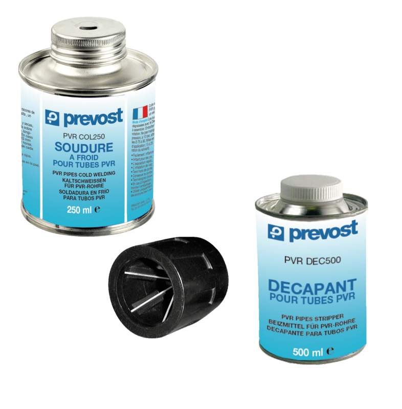 Kit d'assemblage tube PVC -PVR KITM2-pour tube PVC PVR Ø ext : 20 à 50 mm