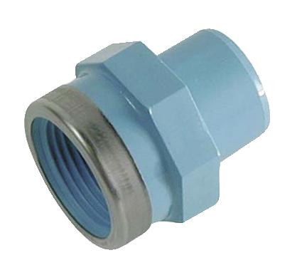 PVR RMT - Raccord droit PVC fileté femelle Pour tube Ø ext. = 25 Filetage femelle BSPP = G 1/2