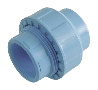 PVR 3UN - Union 3 pièces PVC femelle/femelle Pour tube Ø ext. = 20