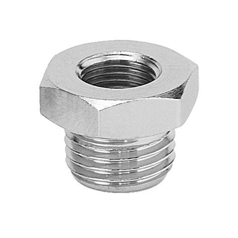 Réduction mâle cylindrique / femelle cylindrique - A4Z Filetage mâle BSPP = G 2 Filetage femelle = G 1 1/4 Filetage mâle NPT = 