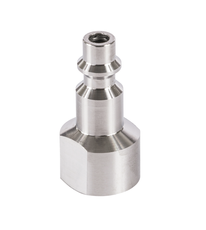 About INOX ISO 6150 B passage de 6 mm fileté femelle cylindrique - Inox Filetage femelle BSPP = G 1/4  