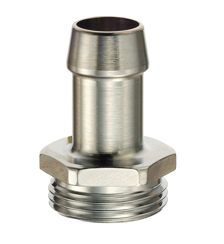 Jonction filetée cylindrique pour flexibles Filetage mâle BSPP = G 3/4 Pour tuyau Ø int. = 15