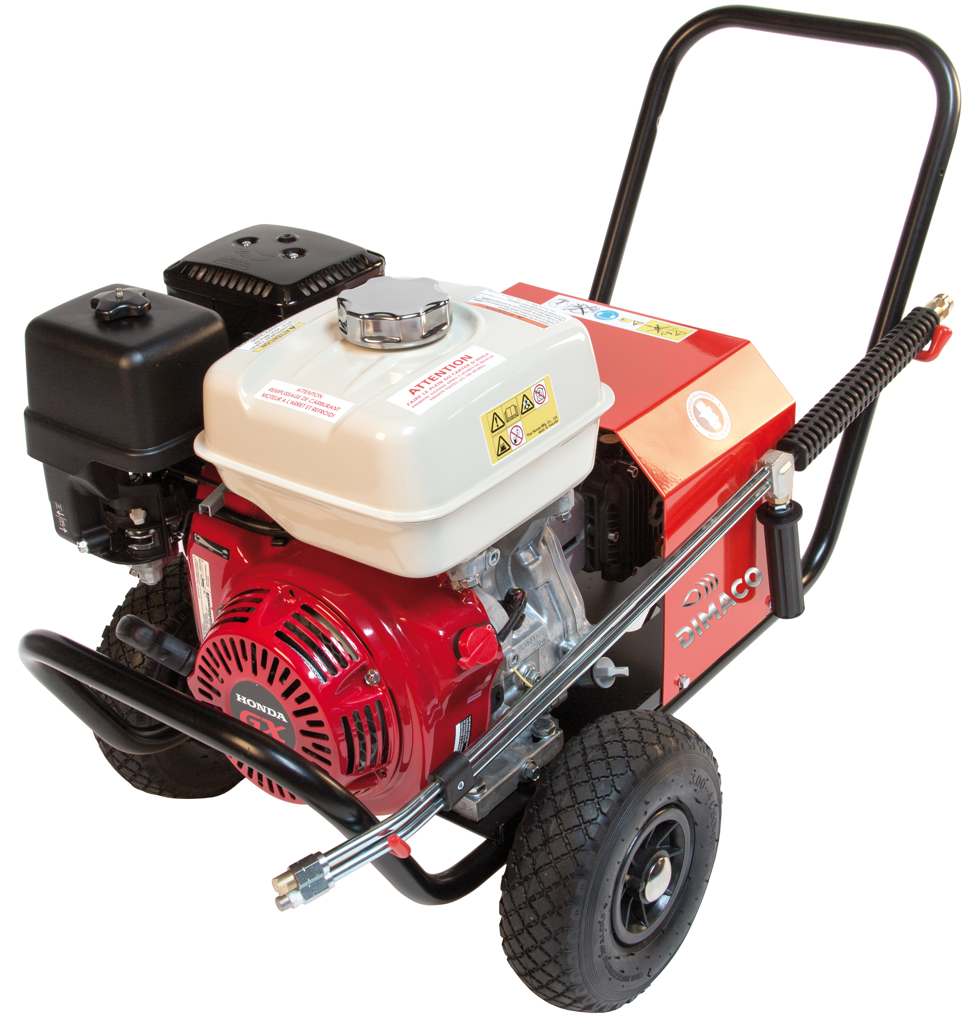 Nettoyeur haute pression thermique DIMACO eau froide usage professionnel transmission directe 780 l/h - 190 bars