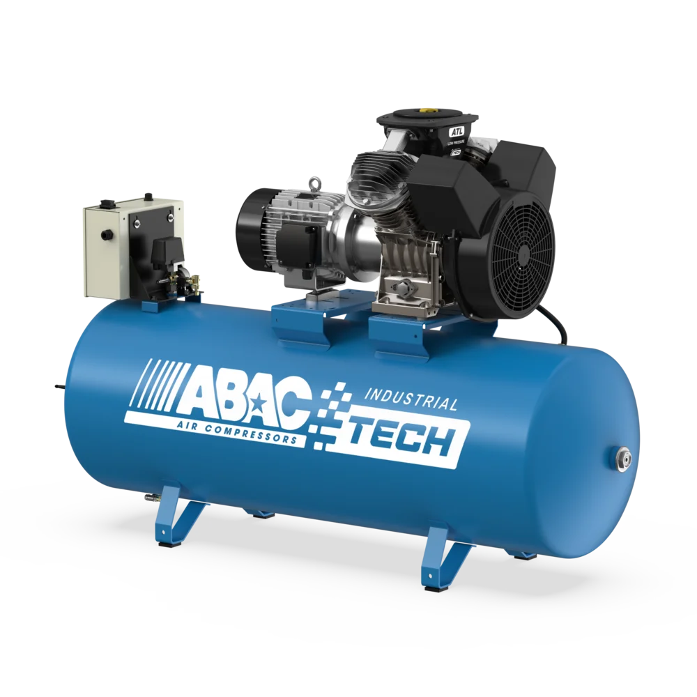Compresseur à pistons ABAC ATL 10 500 10 - 500 L - 10 CV - 56,5 m3/h