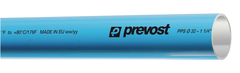 PPS - Tubes aluminium bleus pour air comprimé Tube Ø ext. = 100 Long. = 5.5 ml