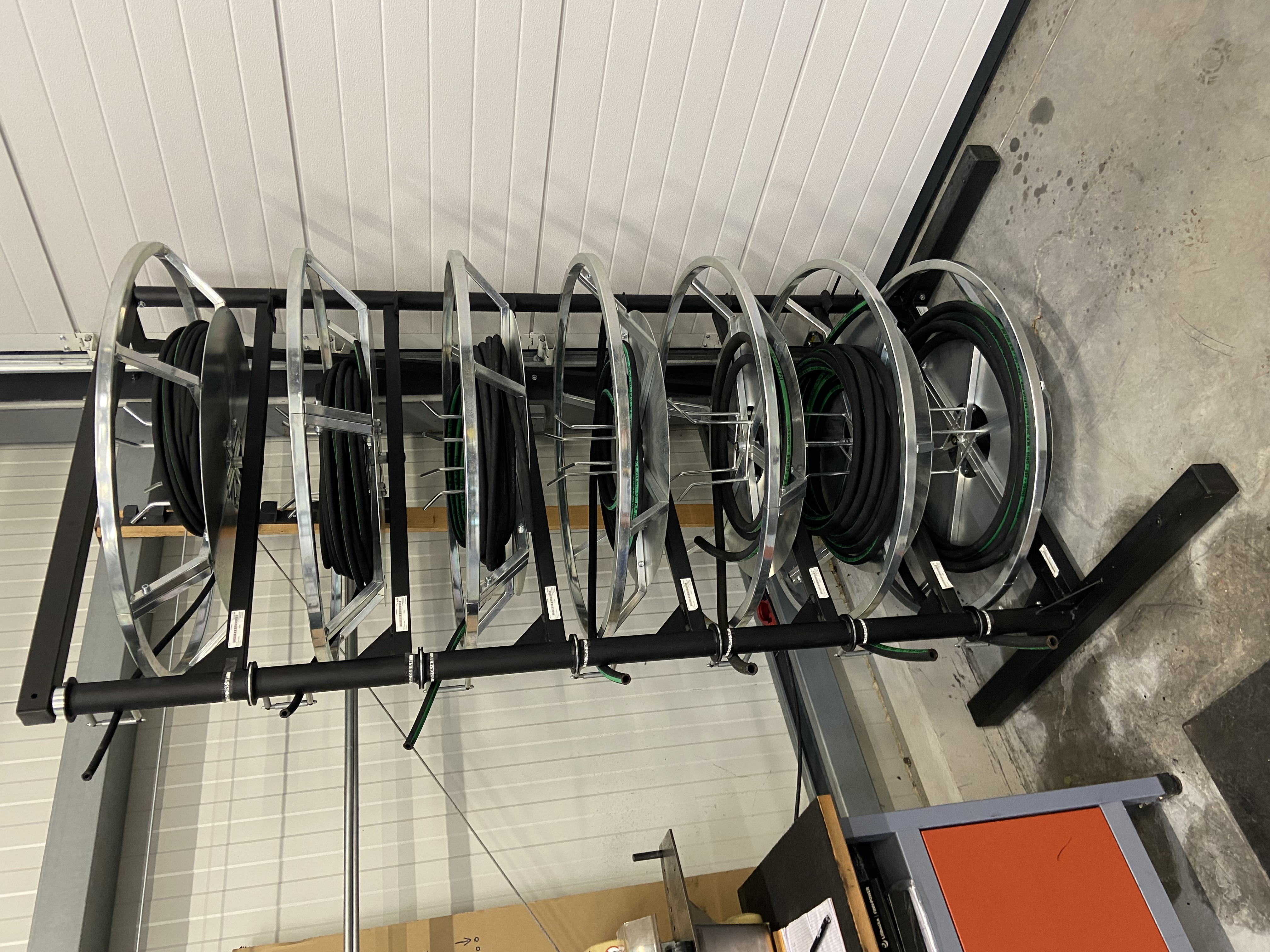 Dévidoir de tuyaux 7 plateaux