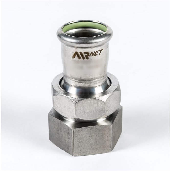 Union taraudée 18-1/2"18 mm AIRNET INOX