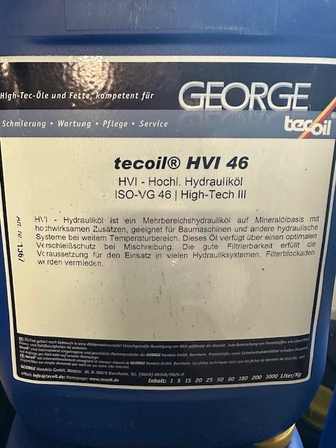 Huile Hydraulique HVI 46 ISO-VG46 High-Tech 3 Bidon de 5 litres