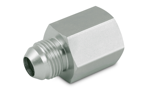 Réduction mâle JIC 1/2" - femelle gaz 1/4"