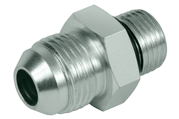 Unions mâle JIC 1.1/16" - mâle métrique 27x2