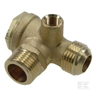 Clapet anti-retour 1/2" - 1/2" pour compresseur d'air