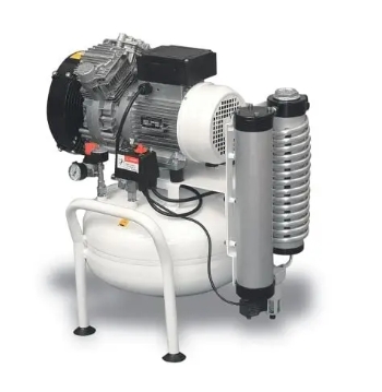Compresseur Labo/Dentaire 240 l/min sans huile compact, l&eacute;ger et silencieux 70.8 db(A)  25 litres avec s&eacute;cheur CLR 25 LT