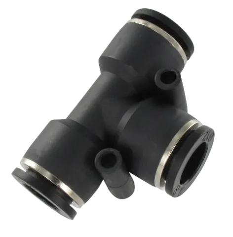T&eacute; in&eacute;gal - &Oslash; sup&eacute;rieur au centre Pour tube &Oslash; ext. = 6 Pour tube &Oslash; ext. = 4 