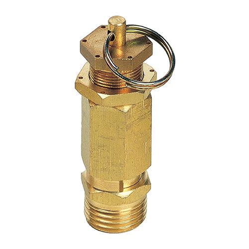 Soupapes Tarées de sécurité à échappement rapide Filetage mâle BSPP = G 1/2 Tarée 10 bars