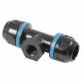 PPS1 TT - Té fileté femelle cylindrique aluminium pour tubes Pour tube Ø ext. = 32 Filetage femelle BSPP = G 1