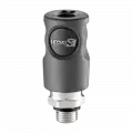 Coupleur ISO 6150 C passage de 6 mm fileté mâle cylindrique avec joint d'étanchéité Filetage mâle G 3/8 