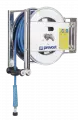 Enrouleur lavage haute pression Série DMO-DGO - Inox haute pression - Tuyau caoutchouc renforcé HP - Eau chaude HP Ø int./ext. = 8 x 15 Long. = 20 ml
