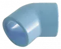 PVR 4CE - Coude égal 45° PVC femelle Pour tube Ø ext. = 40