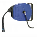 Enrouleur Air comprimé Série DSF - Petit modèle - Tuyau polyuréthane base polyester Ø int./ext. = 10 x 14 Long. = 3 ml Coupleur ISO 6150 C passage 6 mm