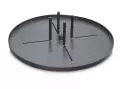 Plateau dévidoir diamètre 600 mm pour palette pouvant être monté sur presque tous les types de palettes grâce à une bride support