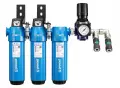 Ensemble de filtration et régulation application carrosserie pour pistolet de peinture à base aqueuse avec coupleur Profil Européen